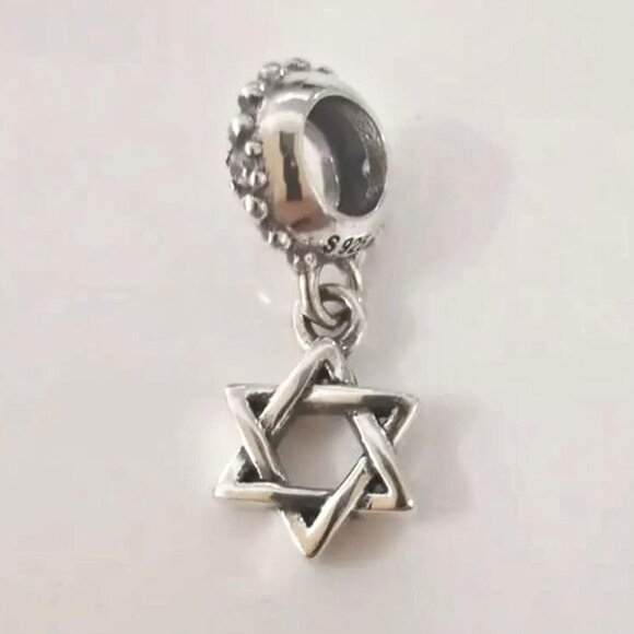 Pandora Star of David Charm Dangle ONLY 3 Left - Picture 3 of 3